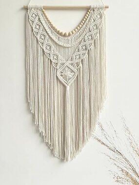 Macrame Wall Hanging Wedding Hanger Macrame Wall Decor Dorm Craftsmanship